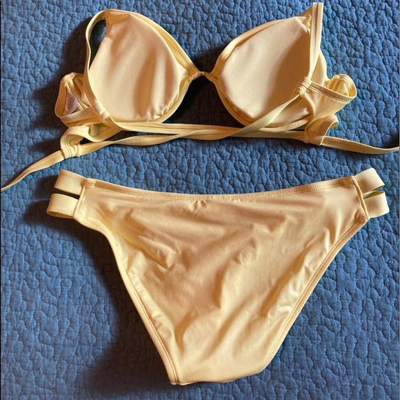 Yellow String Bikini - Picture 4 of 8